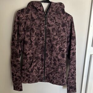 Lululemon Scuba Floral Zip-Up Hoodie